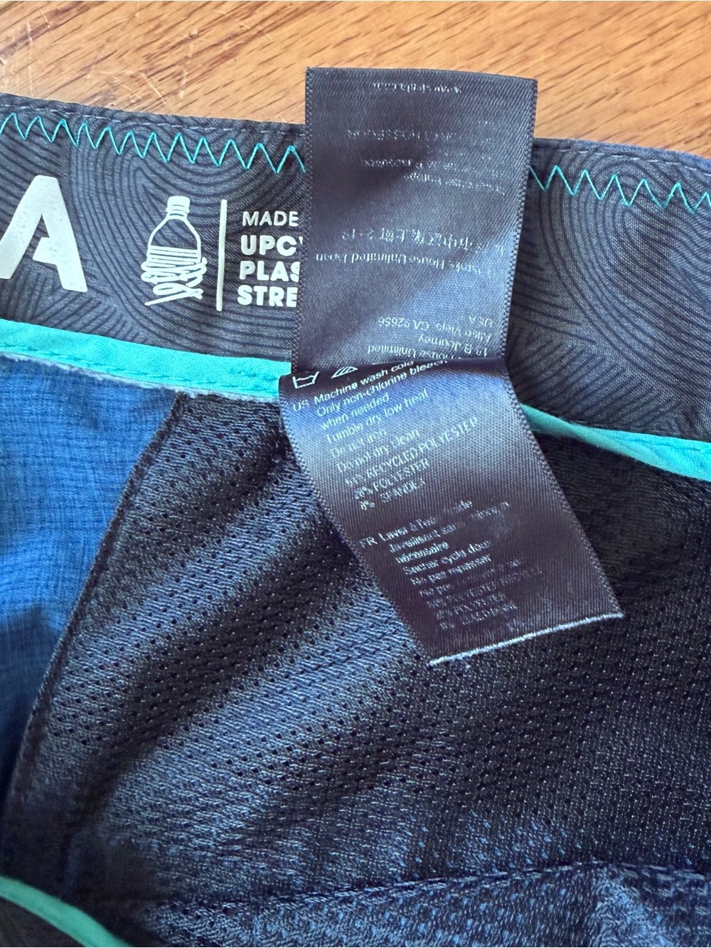 Vissla Shorts Mens 38 Blue Hybrid Boardshorts Swim Surf Lightweight Pockets - Picture 3 of 11